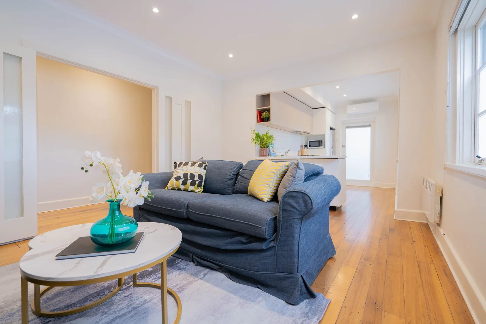 Styled, fully-furnished Hybrid Real Estate living space